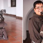 dog lives with monks